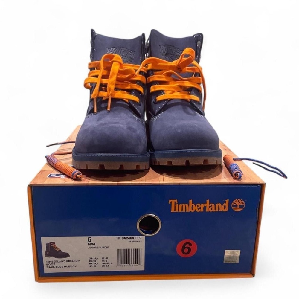 Knicks Timberland Boots Limited Edition New in Box, Youth 6=Men's 6=Women's 7.5 - Picture 2 of 8